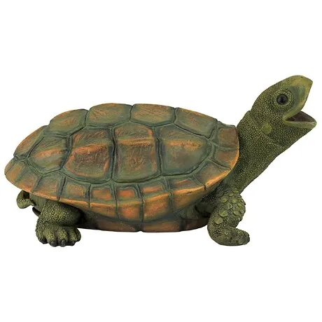 Sprinkle the Turtle Spitter Piped Statue