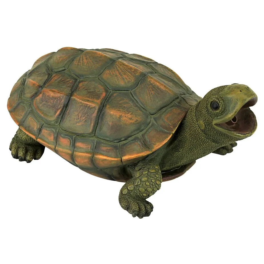 Sprinkle the Turtle Spitter Piped Statue