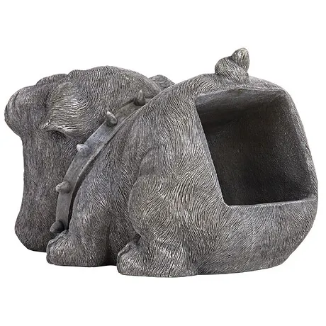 Butch the Bulldog Gutter Guardian Downspout Statue