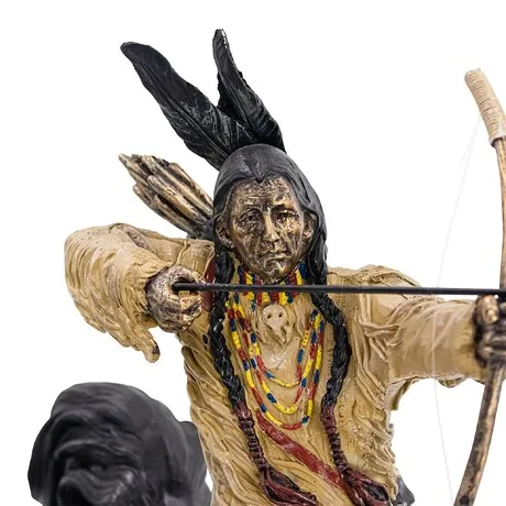 On the Hunt Native American Statue