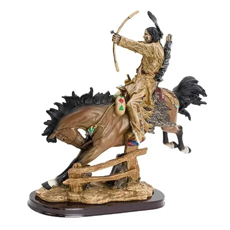 On the Hunt Native American Statue