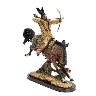 On the Hunt Native American Statue