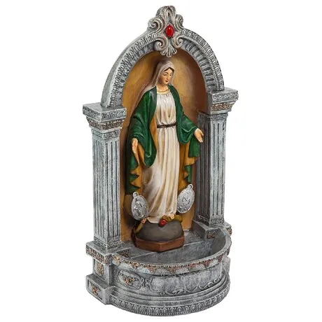 Virgin Mary of the Miraculous Medal Italian-Style Font Statue