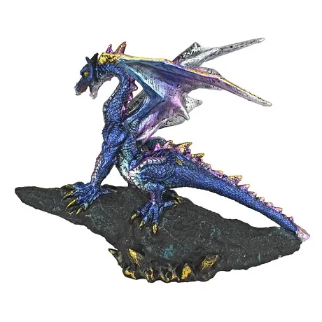 Geode Guardian Gothic Dragon Statue