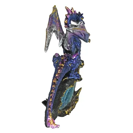 Geode Guardian Gothic Dragon Statue