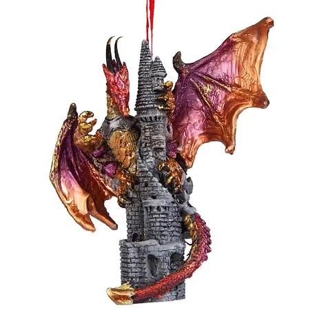 Zanzibar the Gothic Dragon Holiday Ornament: Each