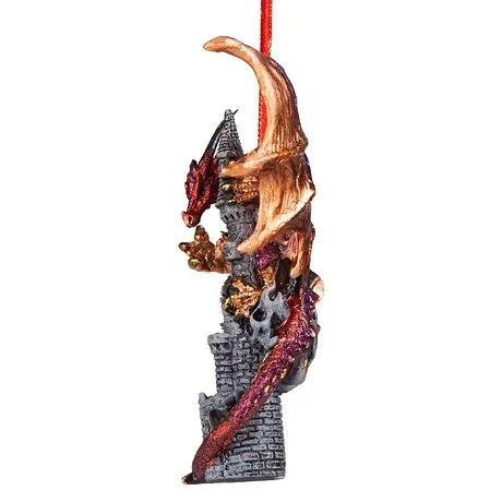 Zanzibar the Gothic Dragon Holiday Ornament: Each