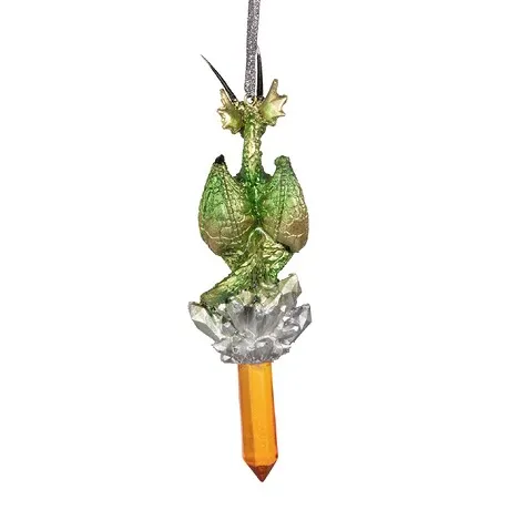 Cicles the Gothic Dragon Collectible Holiday Ornament: Each