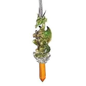 Cicles the Gothic Dragon Collectible Holiday Ornament: Each