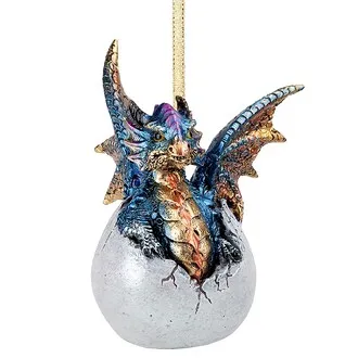Hard Boiled Dragon Hatchling Holiday Ornament: Each