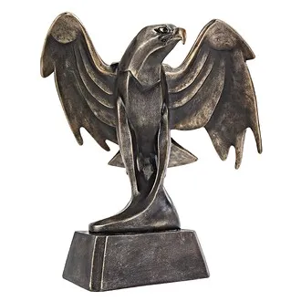Forging Strength Art Deco Eagle Statue