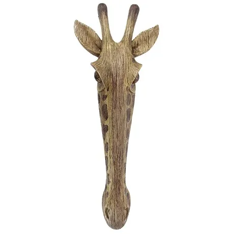 Animal Mask of the Savannah Wall Sculpture: Giraffe