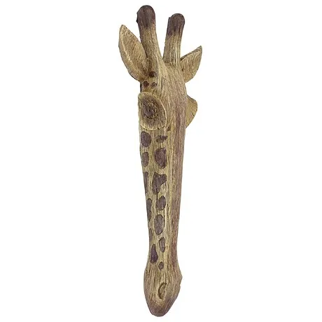Animal Mask of the Savannah Wall Sculpture: Giraffe