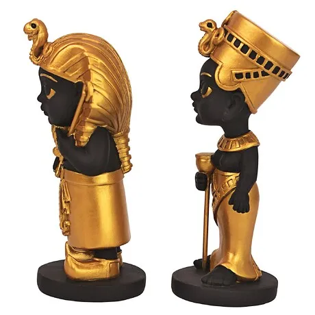 Wee Rulers of the Egyptian Realm Statue Set of Two