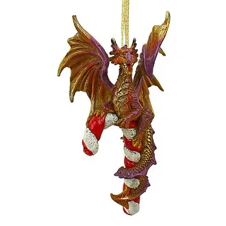 Cane and Abel the Dragon 2017 Holiday Ornament: Each