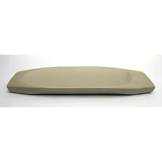 Delsin Hand-Crafted Ceramic, Taupe Dish