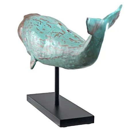Folk Art Whale Statue
