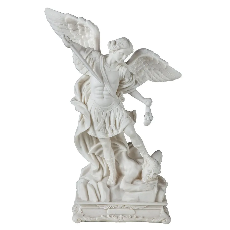 Saint Michael the Archangel Defeating the Devil Statue: Medium