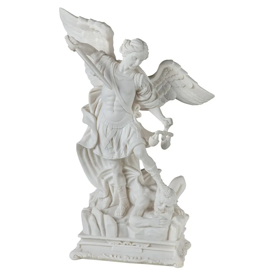 Saint Michael the Archangel Defeating the Devil Statue: Large