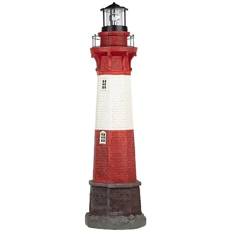 Coastal Shoal Lighthouse Solar Beacon Statue