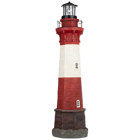 Coastal Shoal Lighthouse Solar Beacon Statue