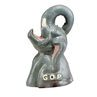 GOP Republican Party Elephant Cast Iron Bottle Opener