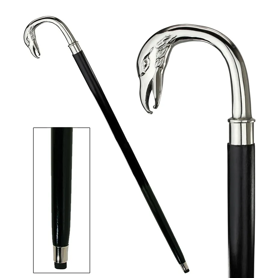 Empress Collection: Majestic Eagle Solid Hardwood Walking Stick