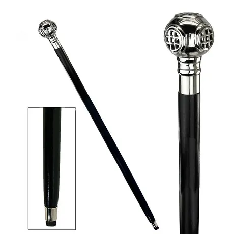 Empress Collection: Deep Sea Diving Helmet Solid Hardwood Walking Stick