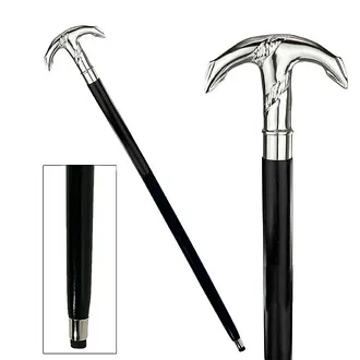 Empress Collection: Sailor's Anchor Solid Hardwood Walking Stick