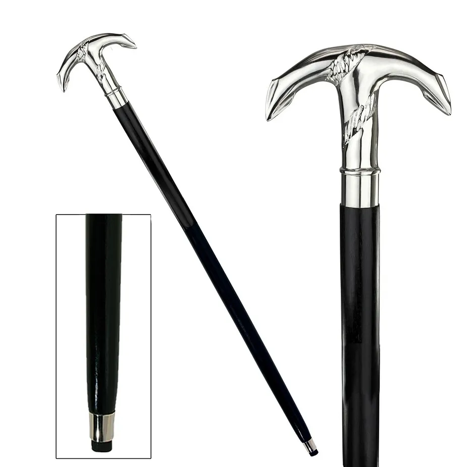 Empress Collection: Sailor's Anchor Solid Hardwood Walking Stick