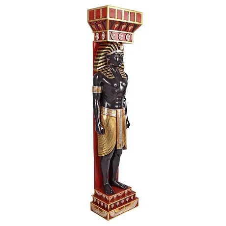 Egyptian Scribe Telemon Wall Sculpture