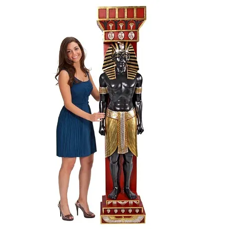 Egyptian Scribe Telemon Wall Sculpture