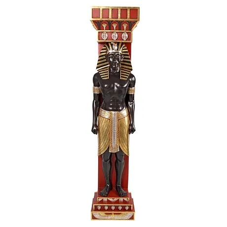 Egyptian Scribe Telemon Wall Sculpture